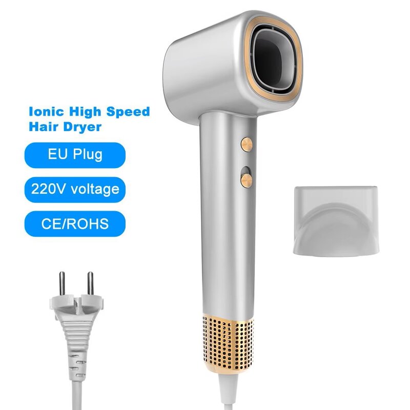 Ionic Hair Dryer - Professional Salon 110000rpm Constant Temperature Leafless Head Massage