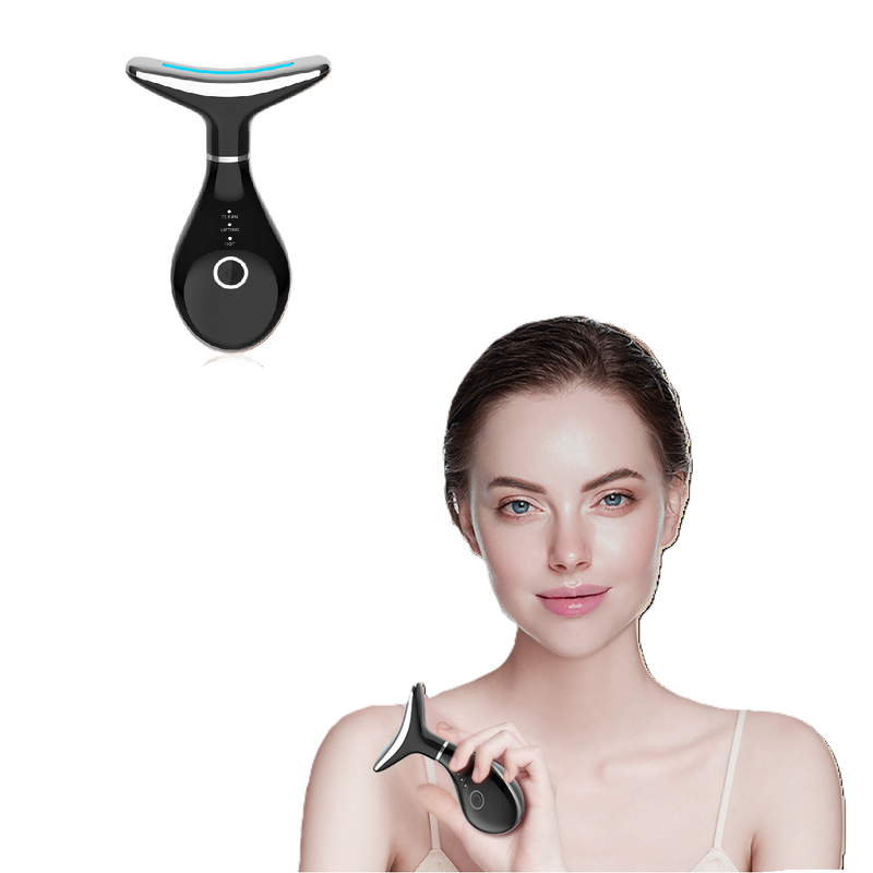 Facial Neck Massager - Wireless Remote Control Red-Light Therapy At-Home Skin Care Tool