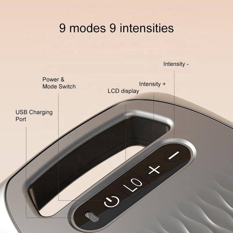 10 Heads Massage Gun - 2025 Professional Portable Full Body Deep Tissue 9 Speed Levels