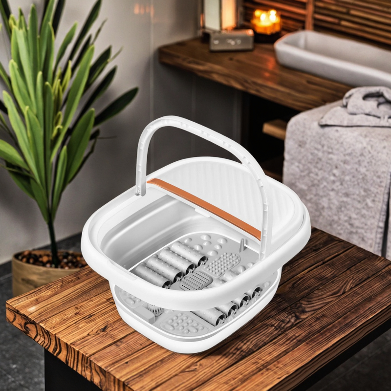 Folding Foot Bath - Portable Home Remote Control Functional Soaking Bucket Heating Pad