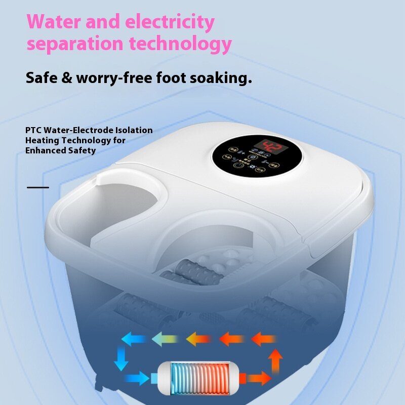 Computer Foot Massager - Portable Household Constant Temperature Heated Foot Bath Bucket