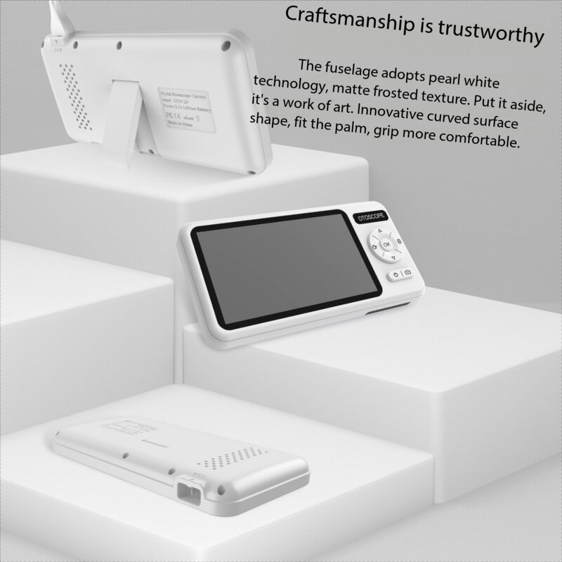 5 Inch Visual Earpick - 1080P IPS 3.9mm 6LED Otoscope Effective Ear Wax Removal