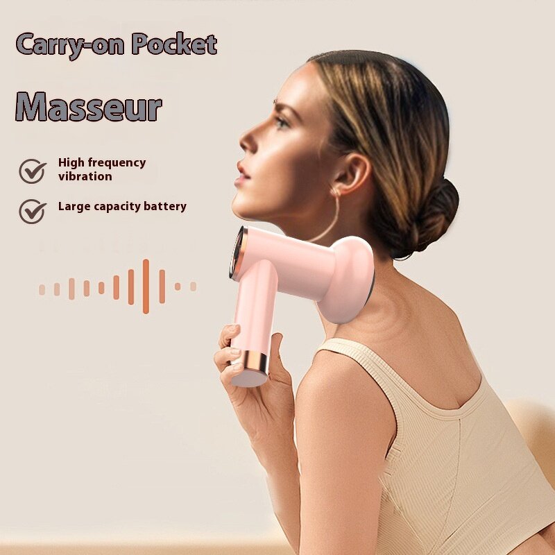 Portable Massage Gun - Cross-Border Handheld Body Neck Waist Shoulder Kneading Fascia Gun