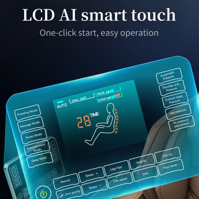 Massage Chair Manufacturer - Best Cheap GUOHENG Electric Luxury Shiatsu Full Body Office 8d