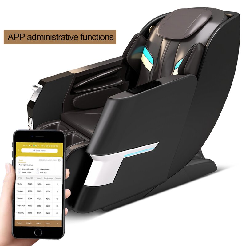 Commercial Massage Chair Manufacturer - Guoheng SY-3 Ergonomic 5D 8D Body with Credit Card Reader