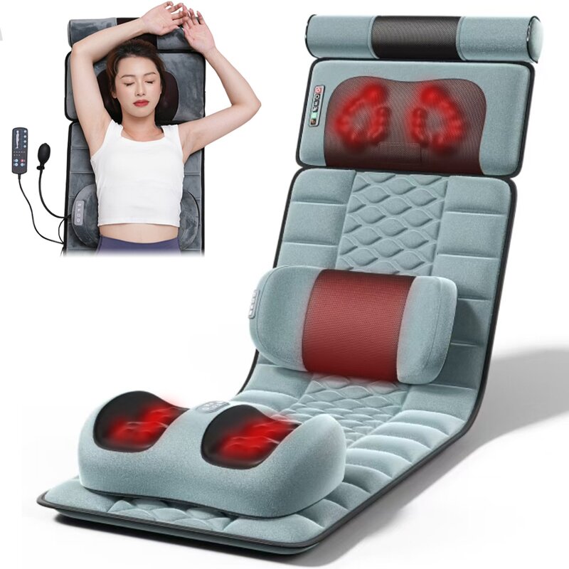 Body Massage Mat Manufacturer - Best 2025 Electric Heating Adjustable Infrared Roller Airbag