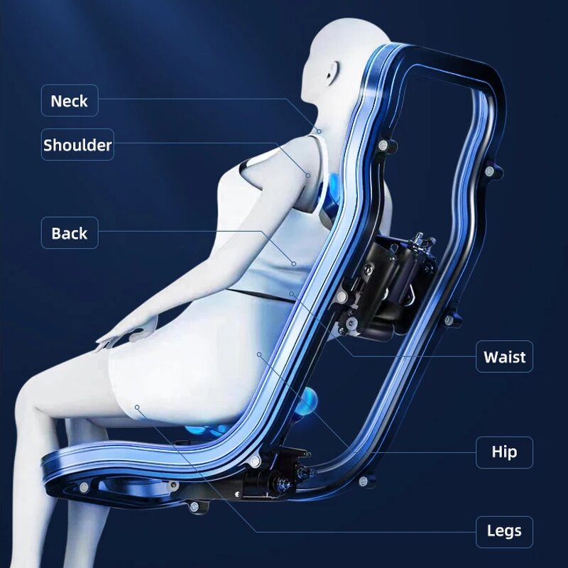Massage Chair Manufacturer - Foot Massage Armchair XL Robotic SL Track Zero Gravity 4d 2024