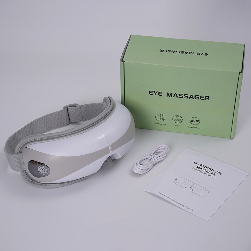 Eye Massage Apparatus Manufacturer - New Smart Electric Wireless Air Pressure Heated with Bluetooth