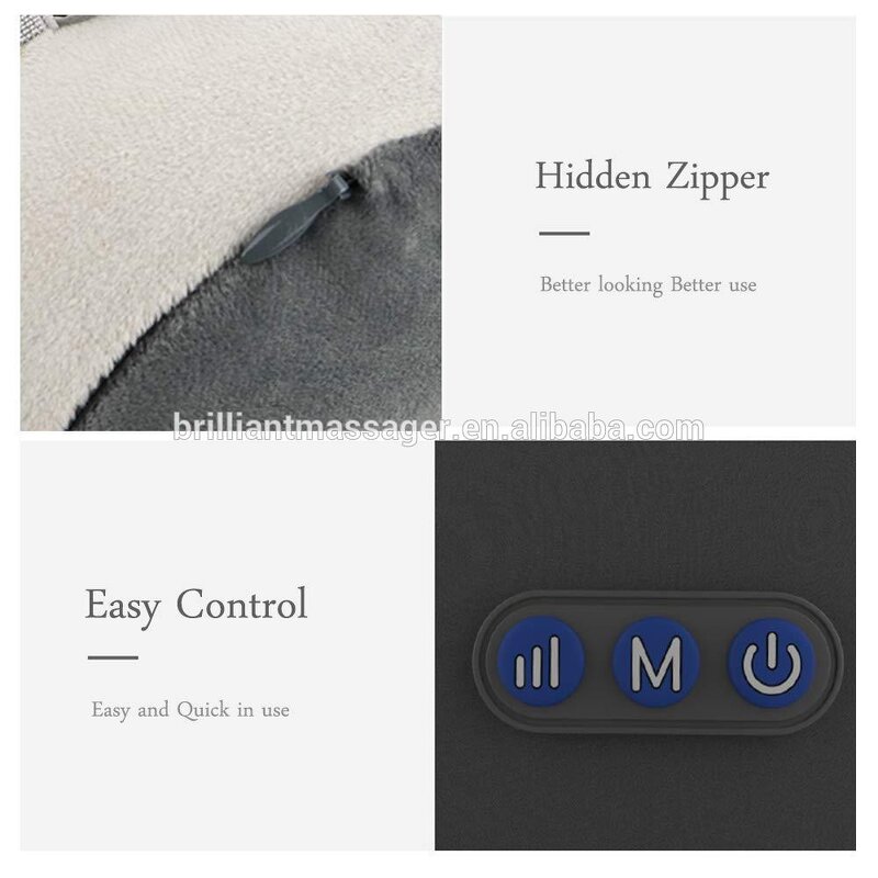 Neck Massager Pillow Manufacturer - Wholesale 2025 Electric Shiatsu Deep Kneading Wireless Heating