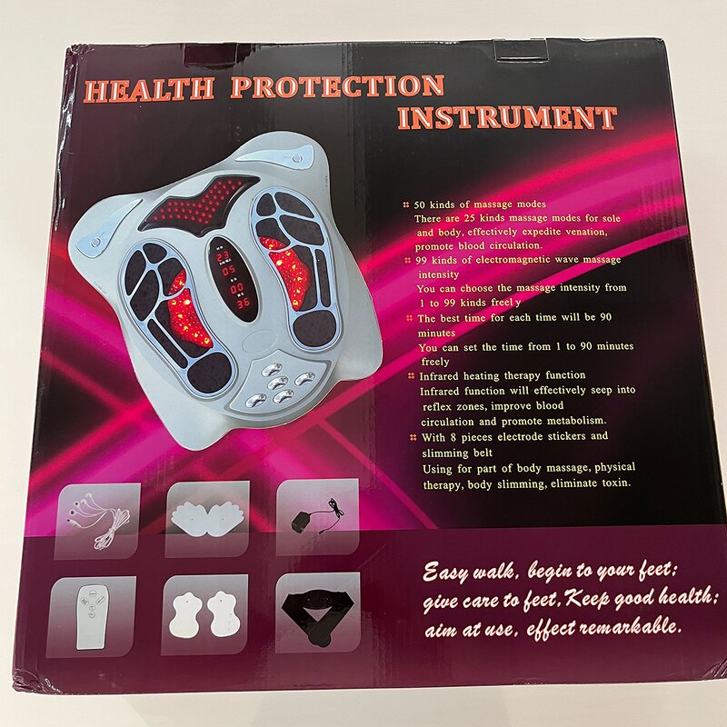 Foot Massager Manufacturer - Chinese Multifunction Shiatsu with Electric TENS Therapy Heat