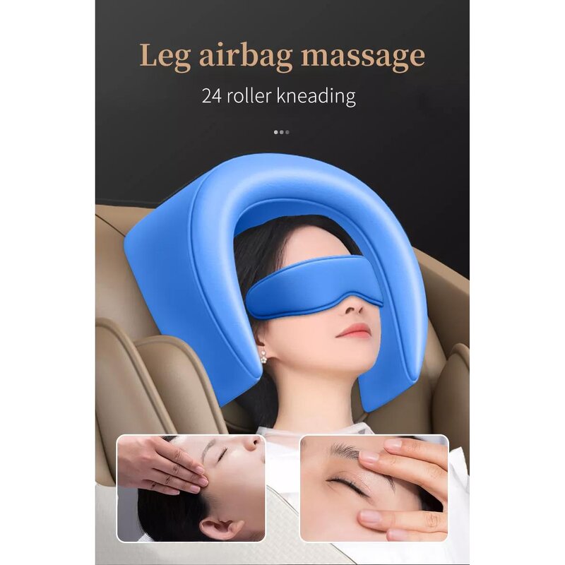 Massage Chair Manufacturer - Guoheng Luxury Electric Full Body 8D Zero Gravity with Heated PU