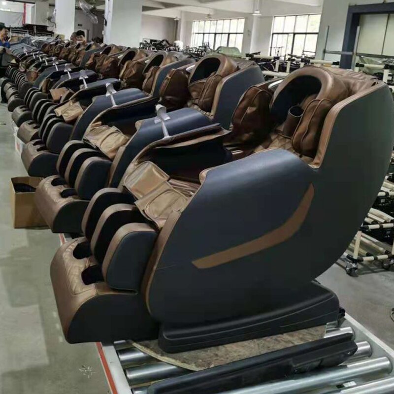 Massage Chair Manufacturer - 2024 Hot Selling Luxury Beige 8D Shiatsu Full Body Zero Gravity