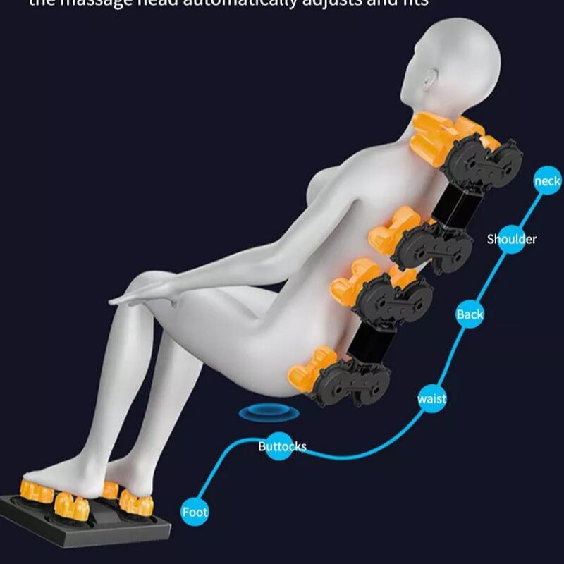 Massage Chair Manufacturer - 2023 Leather Shiatsu Kneading Electric Full Body 8d zero Gravity