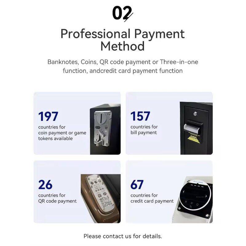 Commercial Massage Chair Manufacturer - Full Body Cheap with Coin Box Credit Card Operated