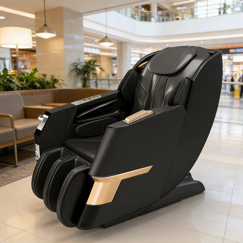 Commercial Massage Chair Manufacturer - Guoheng SY-3 Ergonomic 5D 8D Body with Credit Card Reader