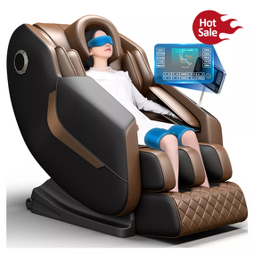 Massage Chair Manufacturer - 2023 Leather Shiatsu Kneading Electric Full Body 8d zero Gravity