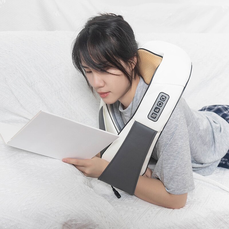 4D Neck Massager - Relaxing Smart Electric Shoulder Heating Soothing Massage Tool