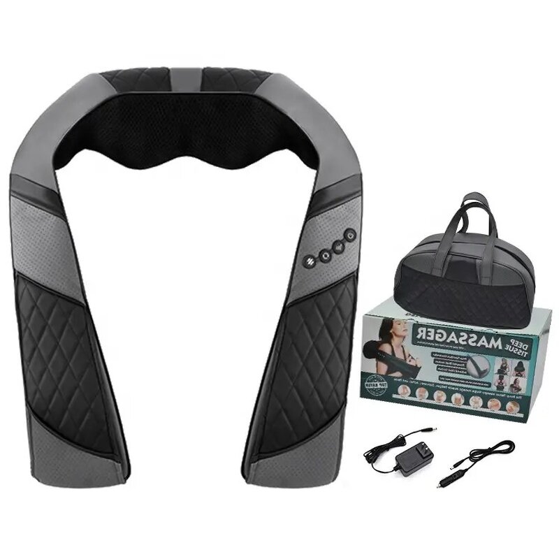 Shiatsu Body Massager - Top Selling Electric Full Body Kneading Back Neck Shoulder with Bag