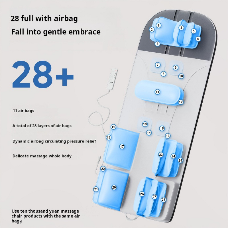 Shiatsu Massage Cushion - Hot Sellers Heating Full Body Stretching Air Bag Home Use