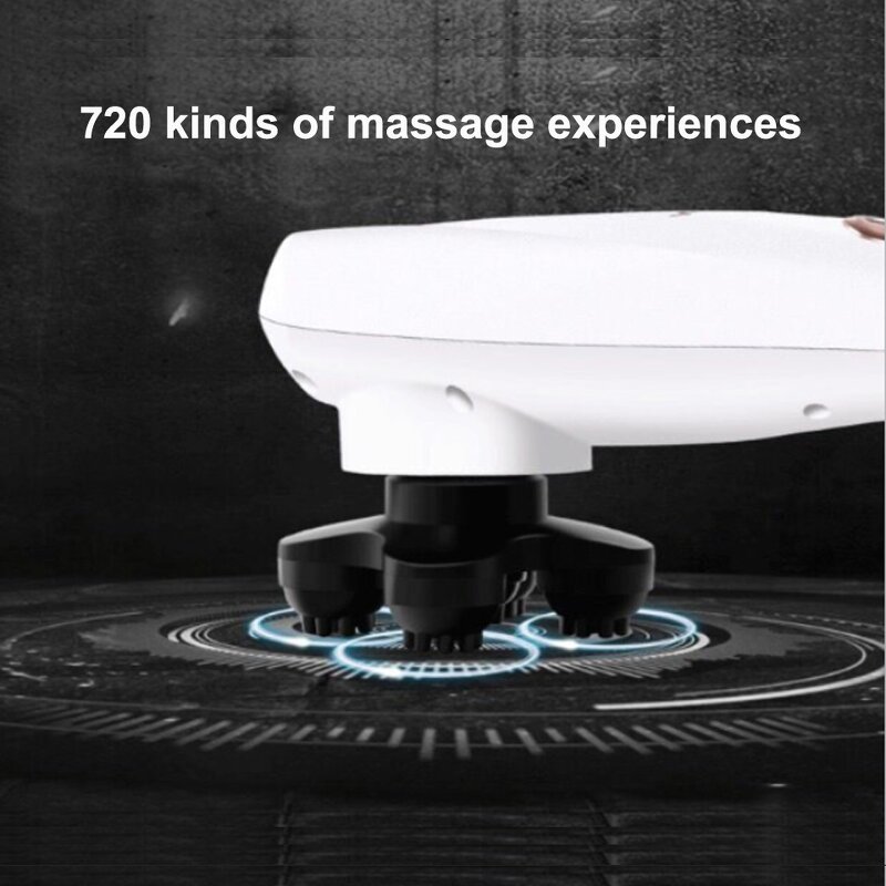 6 Heads Massager Hammer - Wireless Cordless Portable Full Body Multi-purpose Tool