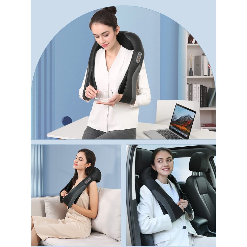 Smart Neck Shawl - Shoulder Back Vibrate Trapezius Massage Home Pain Relief Tool