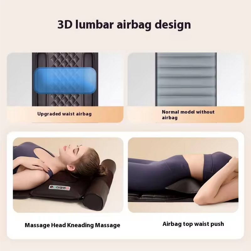 Folding Massage Mattress - Cheap Price Vibration Heating Full Body Shiatsu Kneading