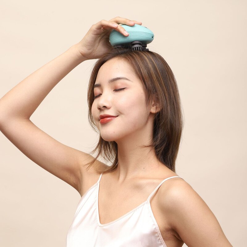 Electric Scalp Massager - Hot Selling Intelligent Waterproof Shampoo Brush Silicone