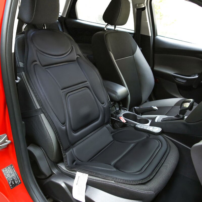 Car Massage Cushion - Back Kneading Shiatsu Electric Rolling Infrared Heated Full Body