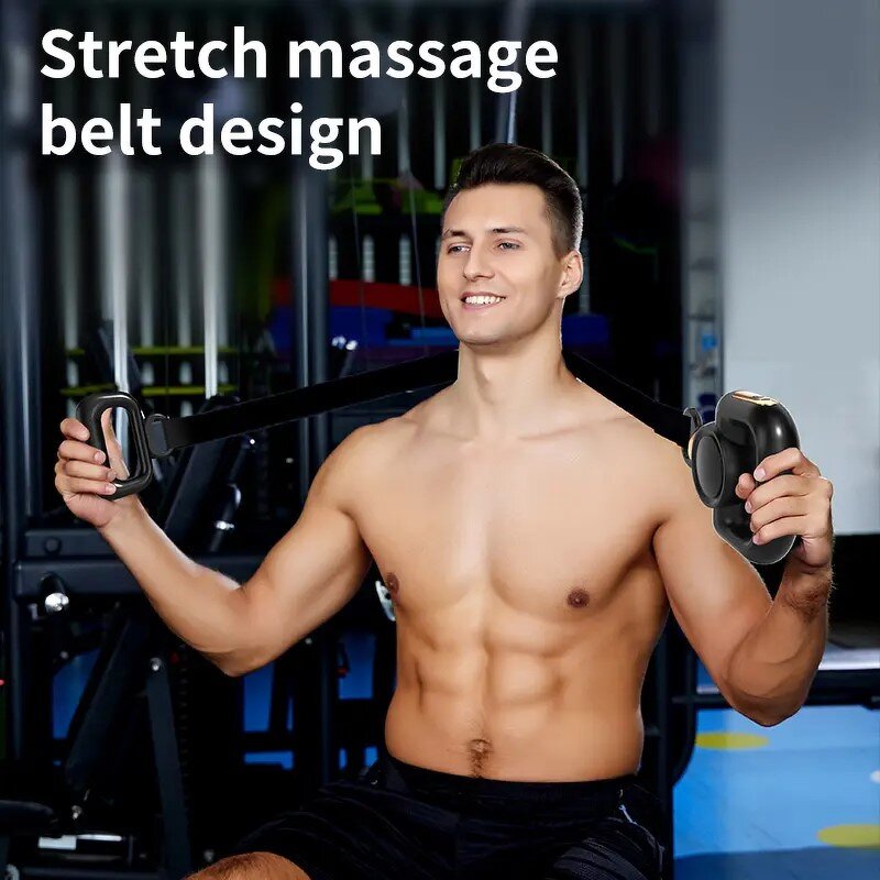 Fascia Gun - Rechargeable Battery Muscle Deep Massage Professional Belt Equipped Tool