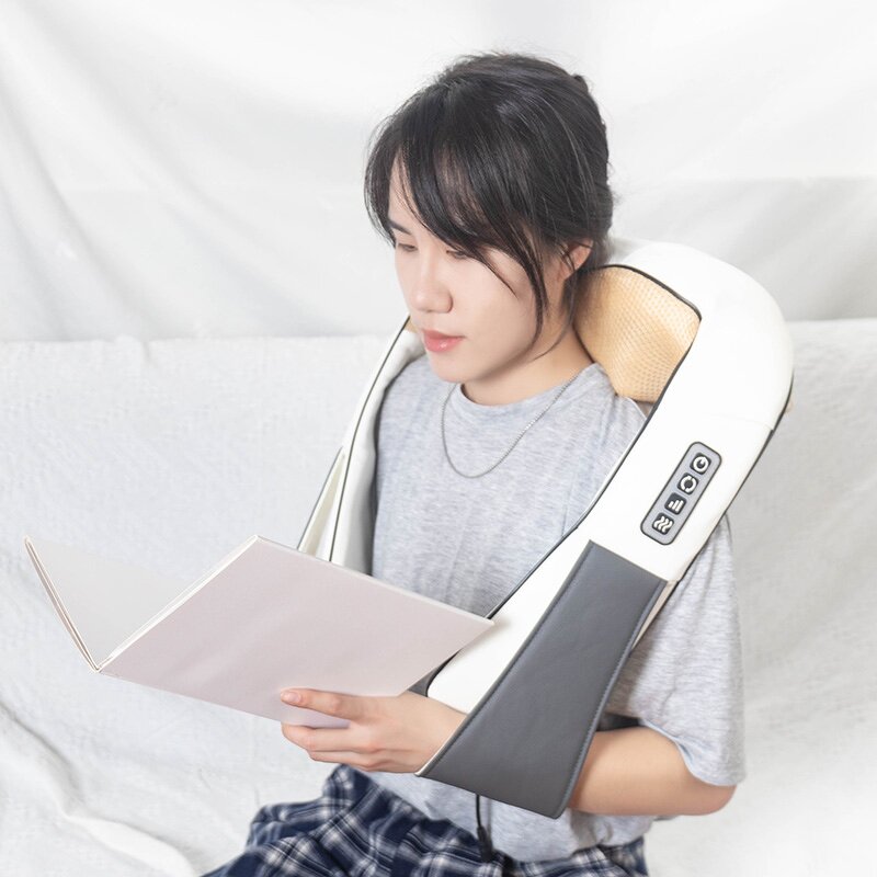 4D Neck Massager - Relaxing Smart Electric Shoulder Heating Soothing Massage Tool
