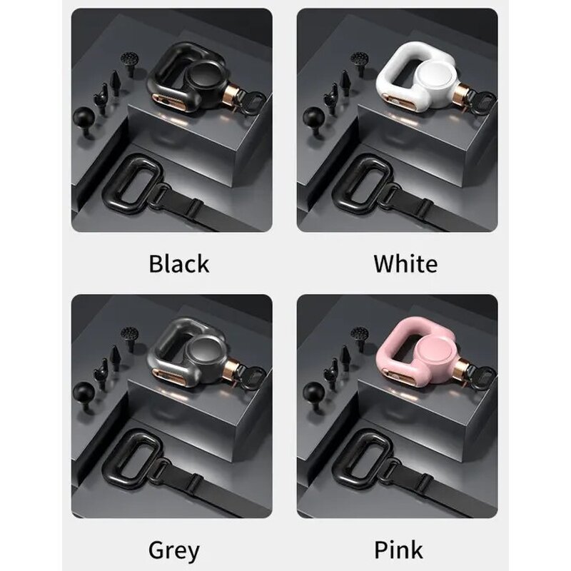 Fascia Gun - Rechargeable Battery Muscle Deep Massage Professional Belt Equipped Tool