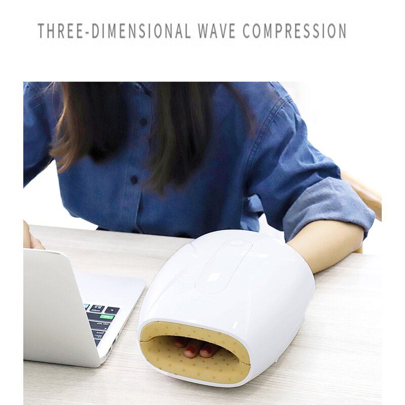 Finger Hand Massager - 2025 Cordless Arthritis Numbness Air Compression Heat