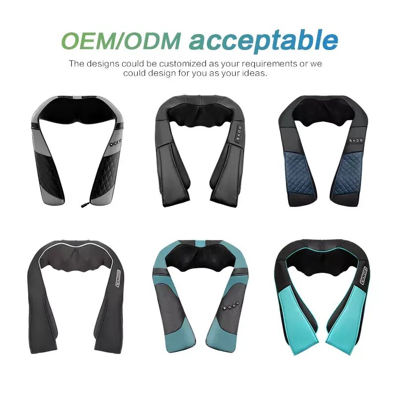 Electric Neck Massager - 2025 Hot Selling Heat Body Belt Bag Packed Shoulder Relief