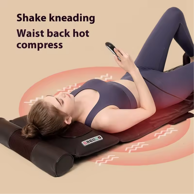 9 Levels Massage Mat - Multifunctional Full Body Shiatsu Heating Vibration Heated