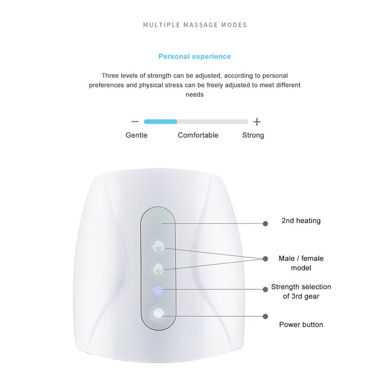 Hand Massager - Hot Selling Electric Cordless Air Compression Palm Arthritis Relief