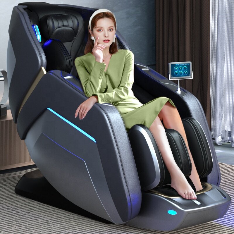 4D Massage Chair - High Quality Zero Gravity Full Body Electric Heated Leather Foot Spa