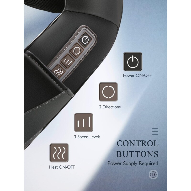 Smart Neck Shawl - Shoulder Back Vibrate Trapezius Massage Home Pain Relief Tool