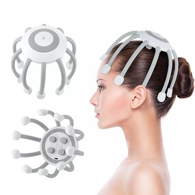 Octopus Head Massager - Handheld Electric Automatic Stress Relax Scalp Relief