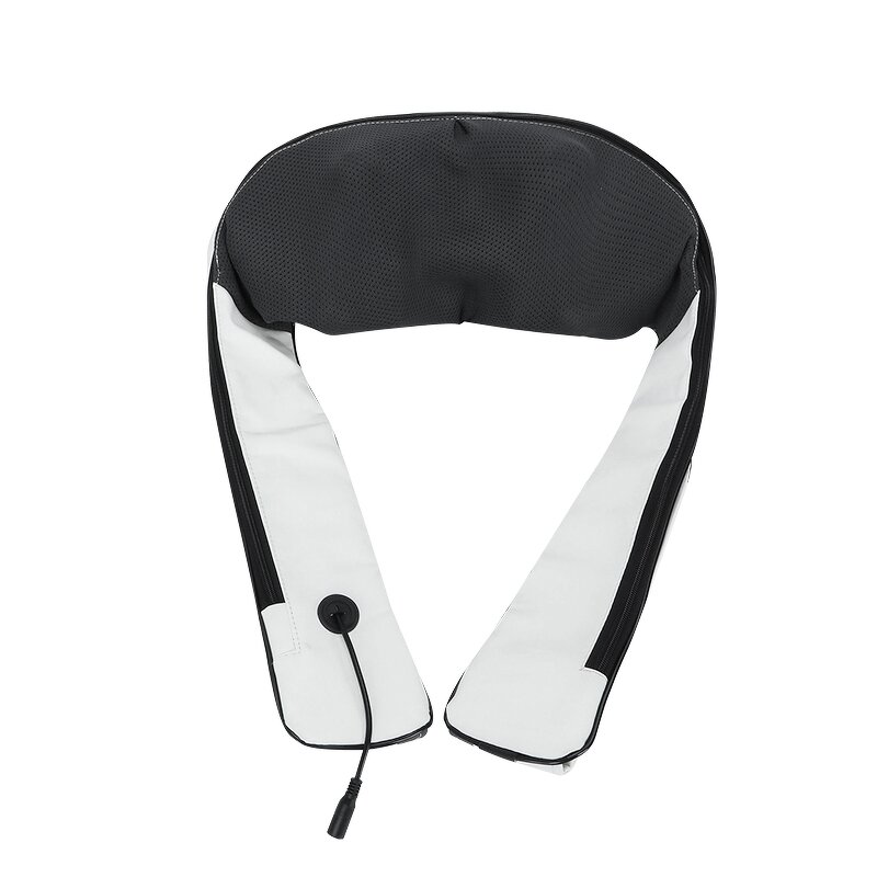 3D Shiatsu Massage Shawl - PU Leather Foldable Infrared Heat Neck Back Shoulder