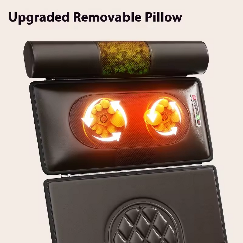 Folding Massage Mattress - Cheap Price Vibration Heating Full Body Shiatsu Kneading