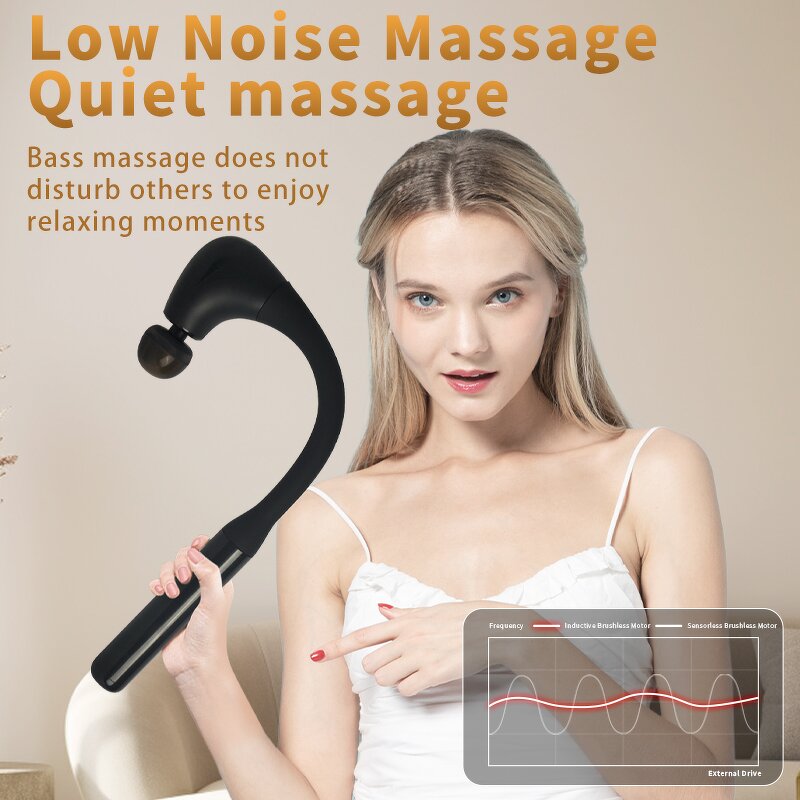 Massage Gun - Wholesale Therapy Deep Tissue Percussion Extender Handle Massage Hammer