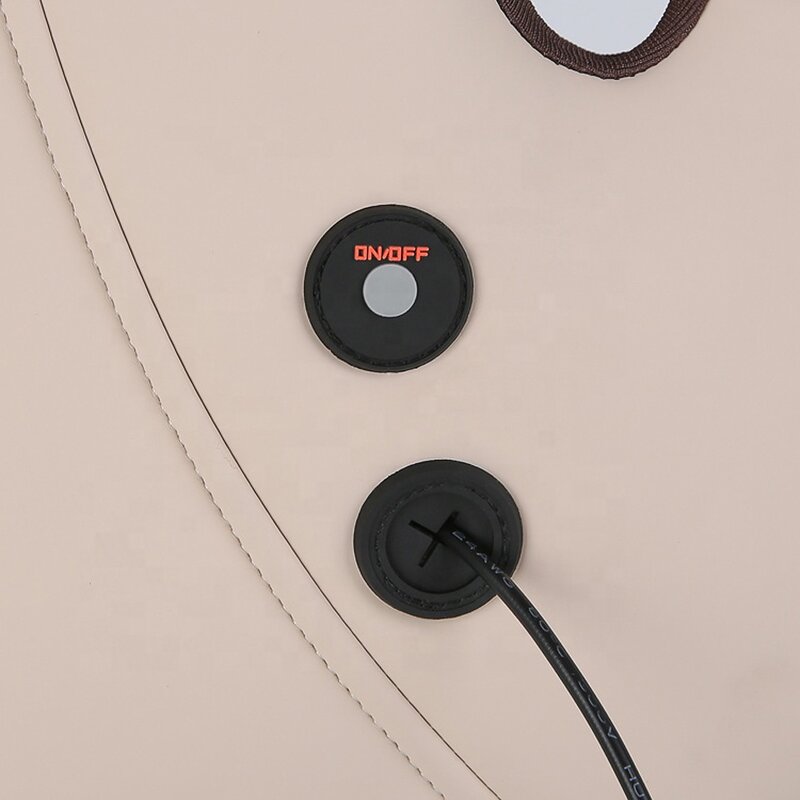 Folding Massage Chair - Portable Infrared Heat Back Shiatsu Kneading Body Vibrator