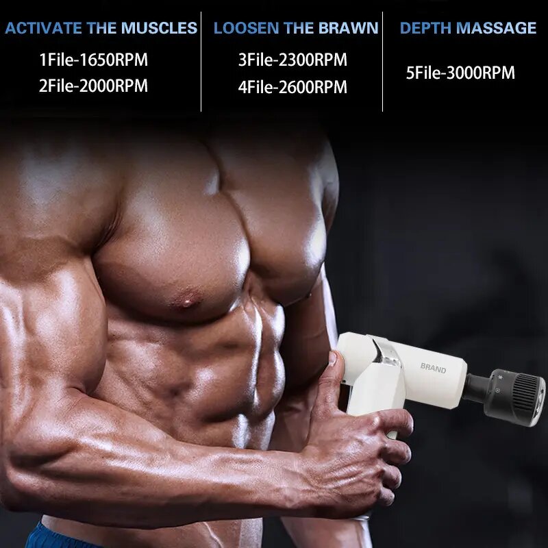 Massage Gun - LCD Touchscreen Charging Base Type C Cool and Hot Therapy