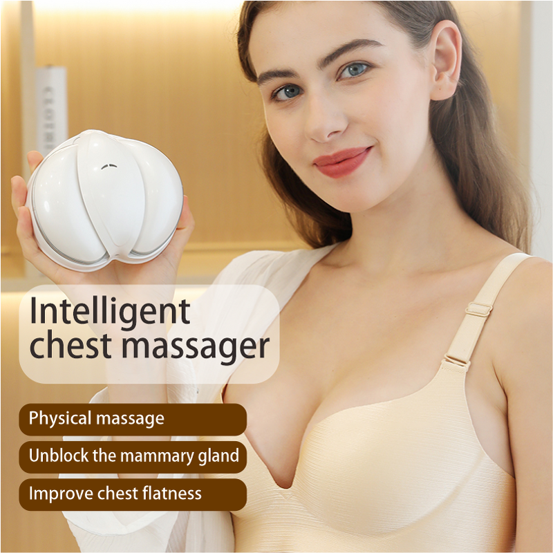 USB Breast Massager - Portable Electric Vibration EMS Infared Bust Lift Enhancer