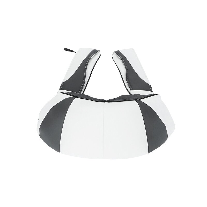 3D Shiatsu Massage Shawl - PU Leather Foldable Infrared Heat Neck Back Shoulder