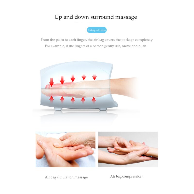 Hand Massager - Hot Selling Electric Cordless Air Compression Palm Arthritis Relief