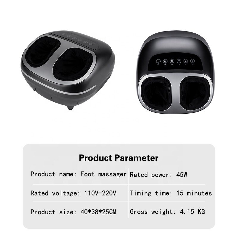 Leg Foot Massager - Factory Heating Shiatsu Air Compression Vibrating EMS Relief