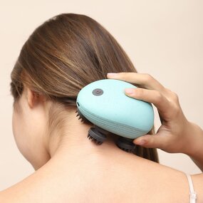 Electric Scalp Massager - Hot Selling Intelligent Waterproof Shampoo Brush Silicone