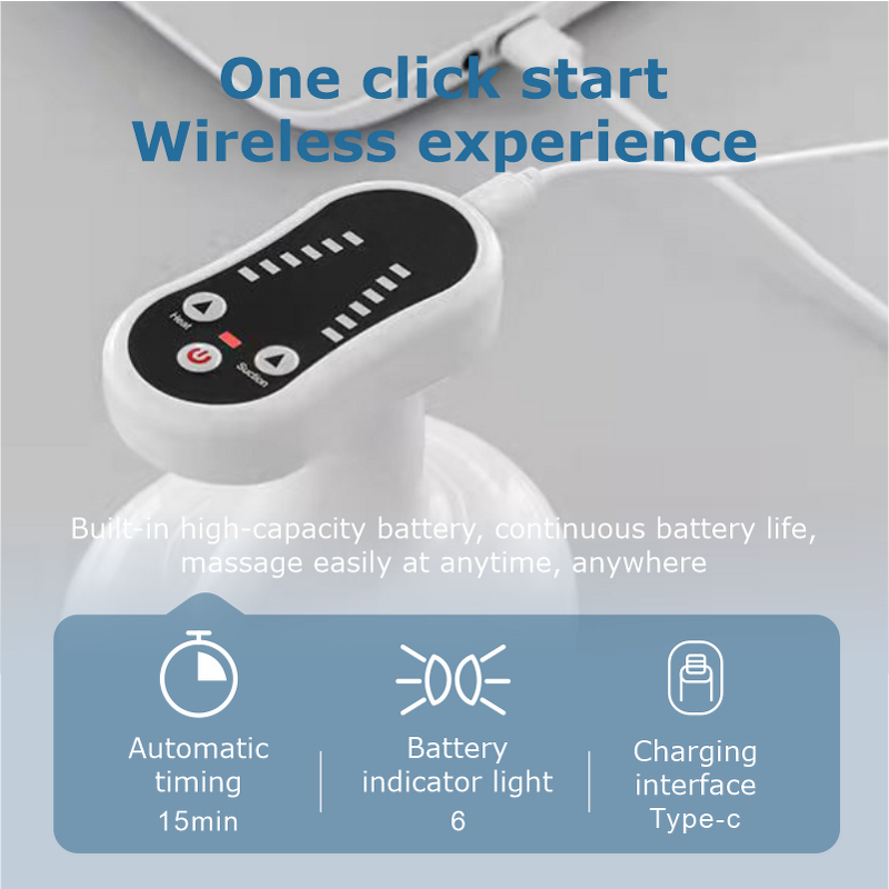 Cupping Massager - Hot Selling Scraping Intelligent Vacuum Suction Cup Body Relief