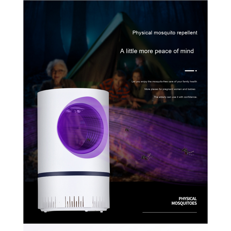 Mosquito Killer Lamp - USB Rechargeable Insect Trap Bug Zapper Intelligent Day Eye